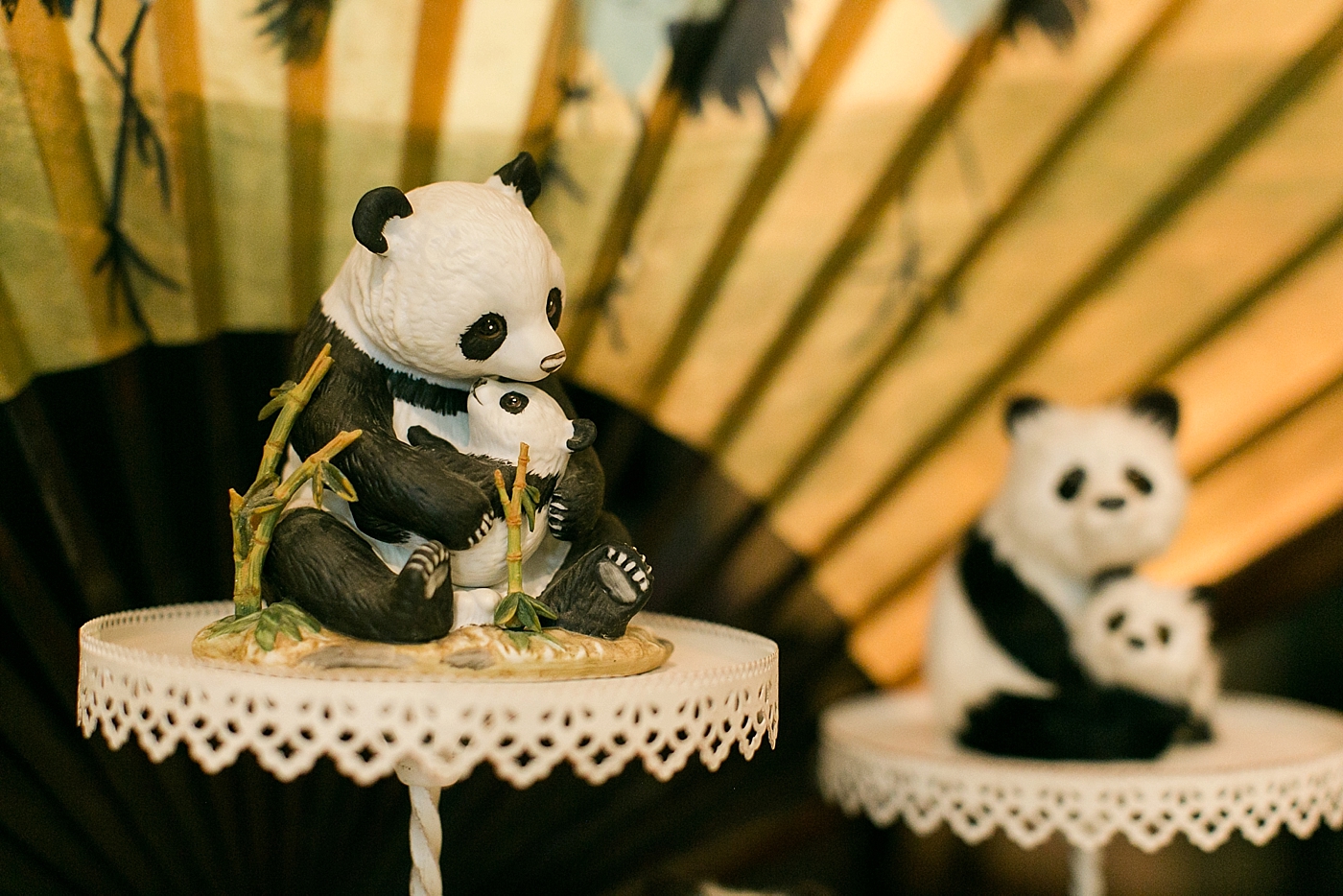 panda bear collection used at girls asian themed birthday party