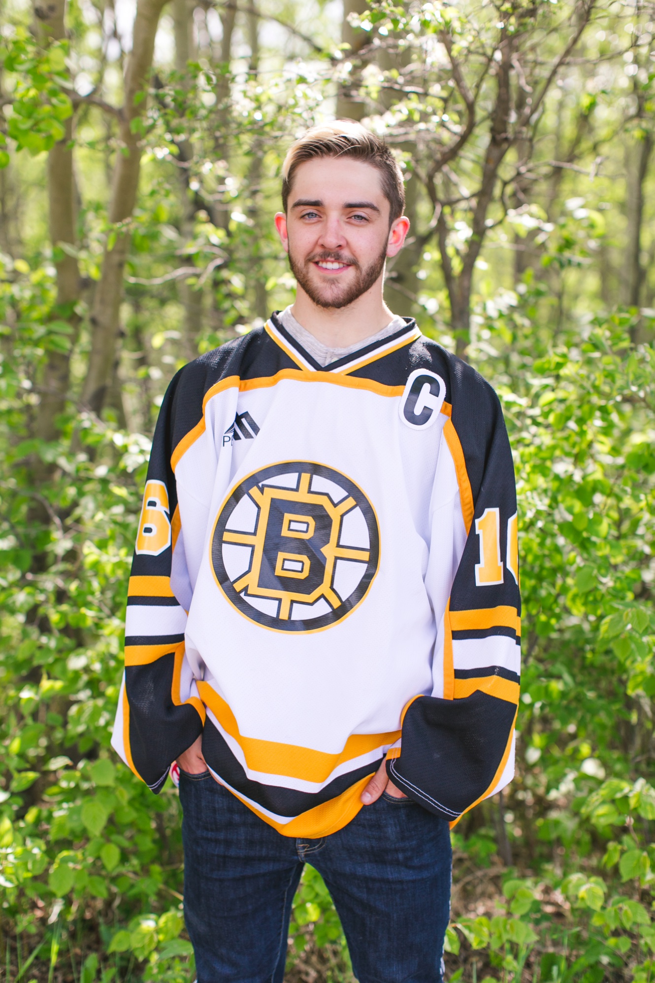 Estevan Bruins hockey captain grad photo