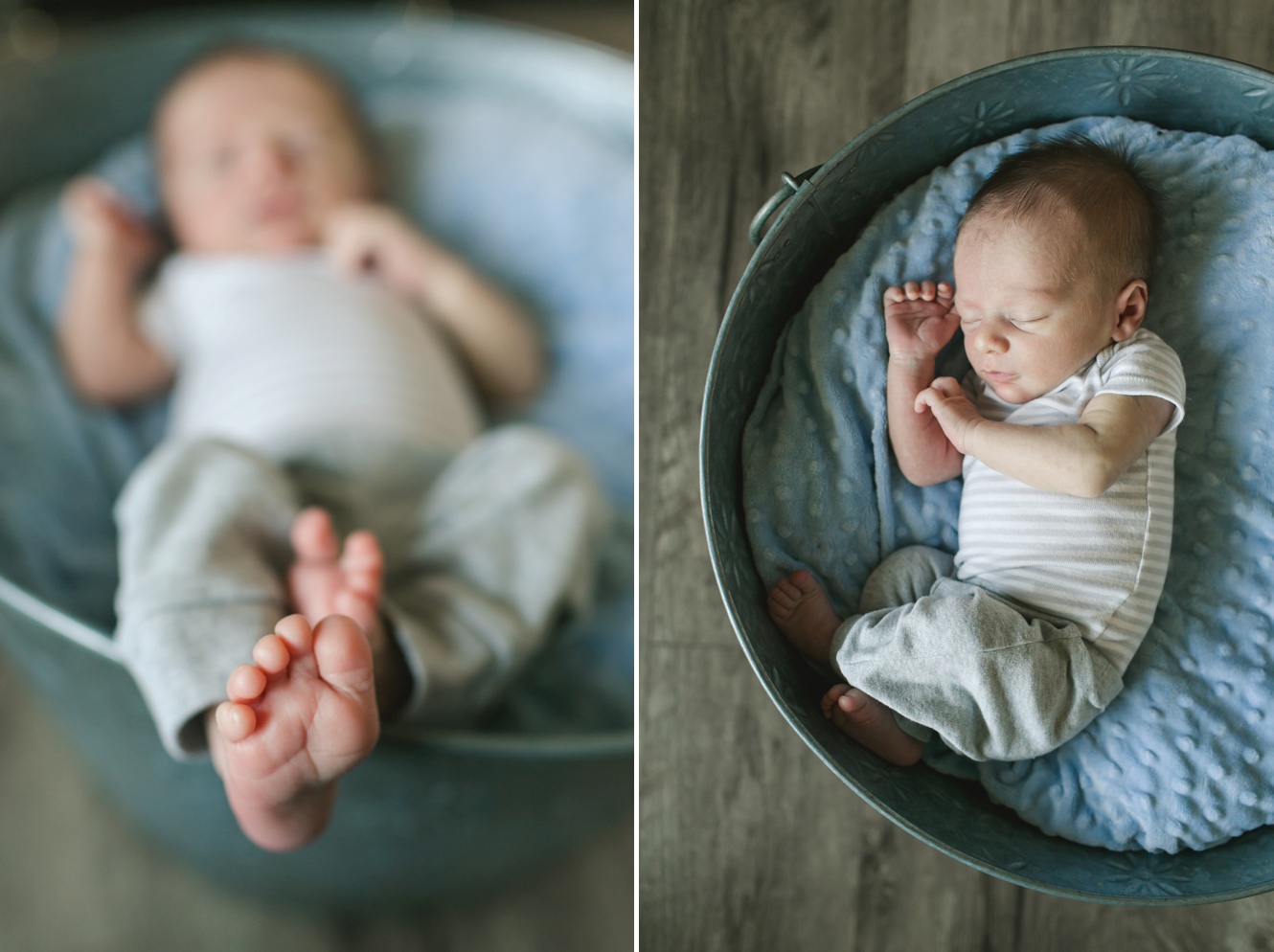 Newborn baby boy toes photo