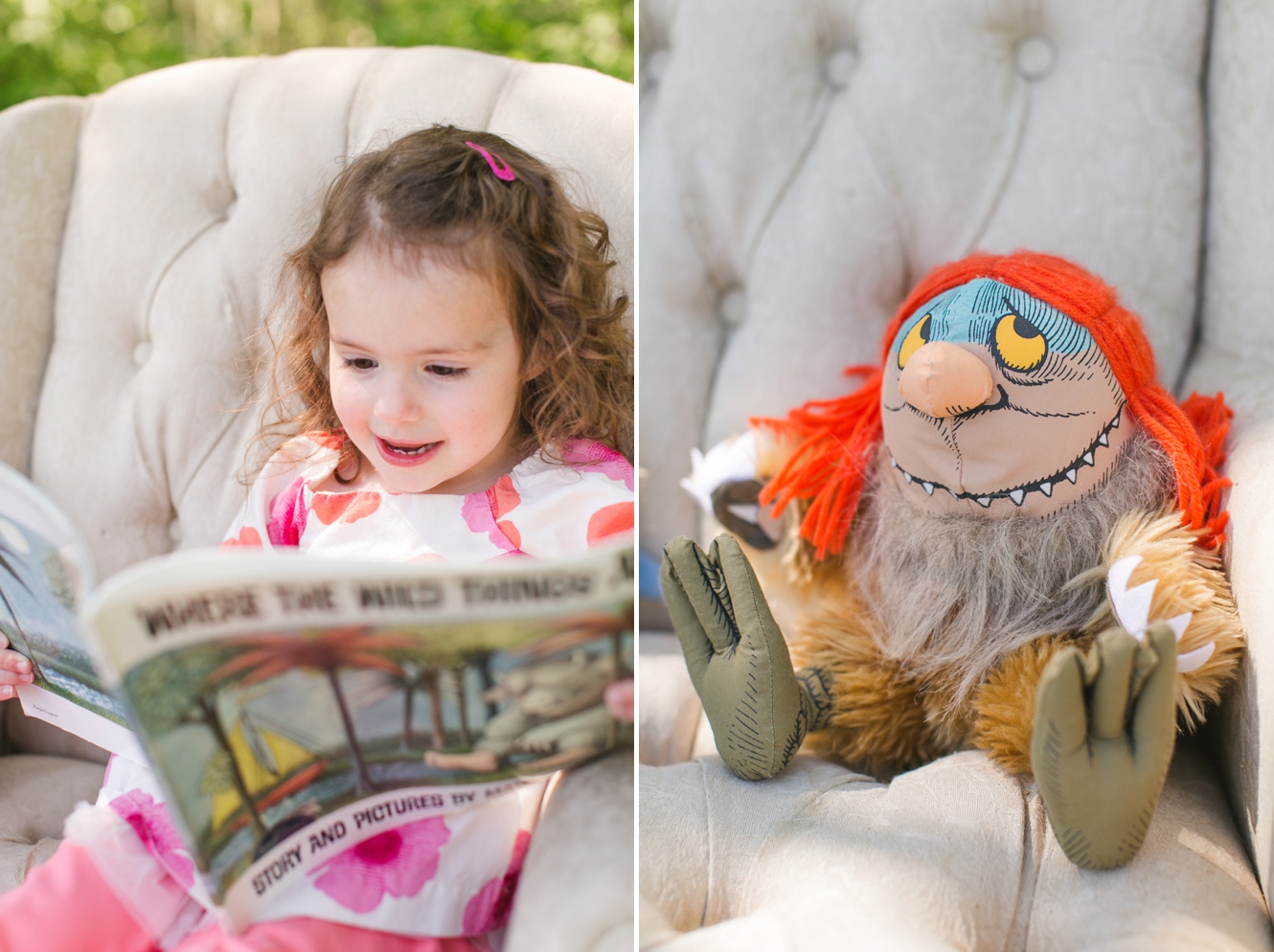 Where the wild things book inspired birthday photo session