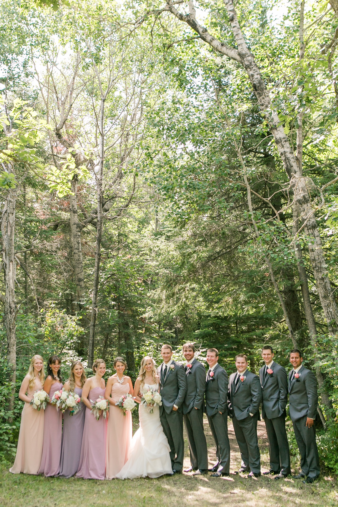 pastel and grey wedding inspiration photo