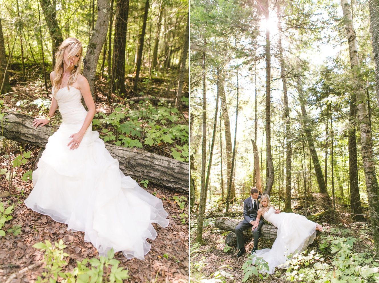 wedding in the woods photo