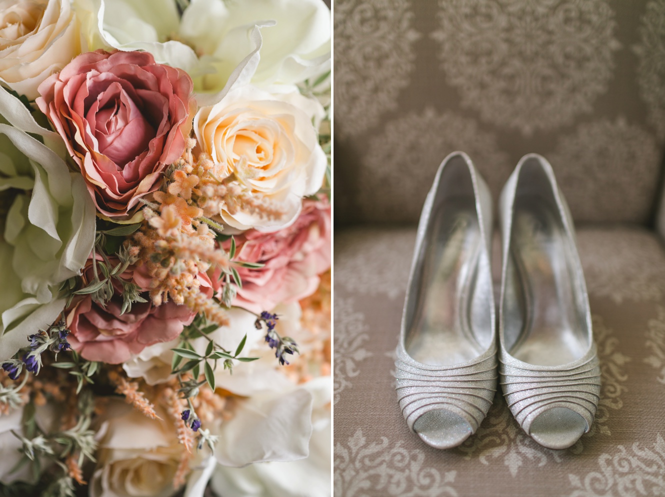 Whimsical bohemian summer wedding wedding shoes photo