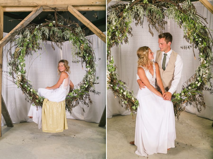 Whimsical bohemian summer wedding