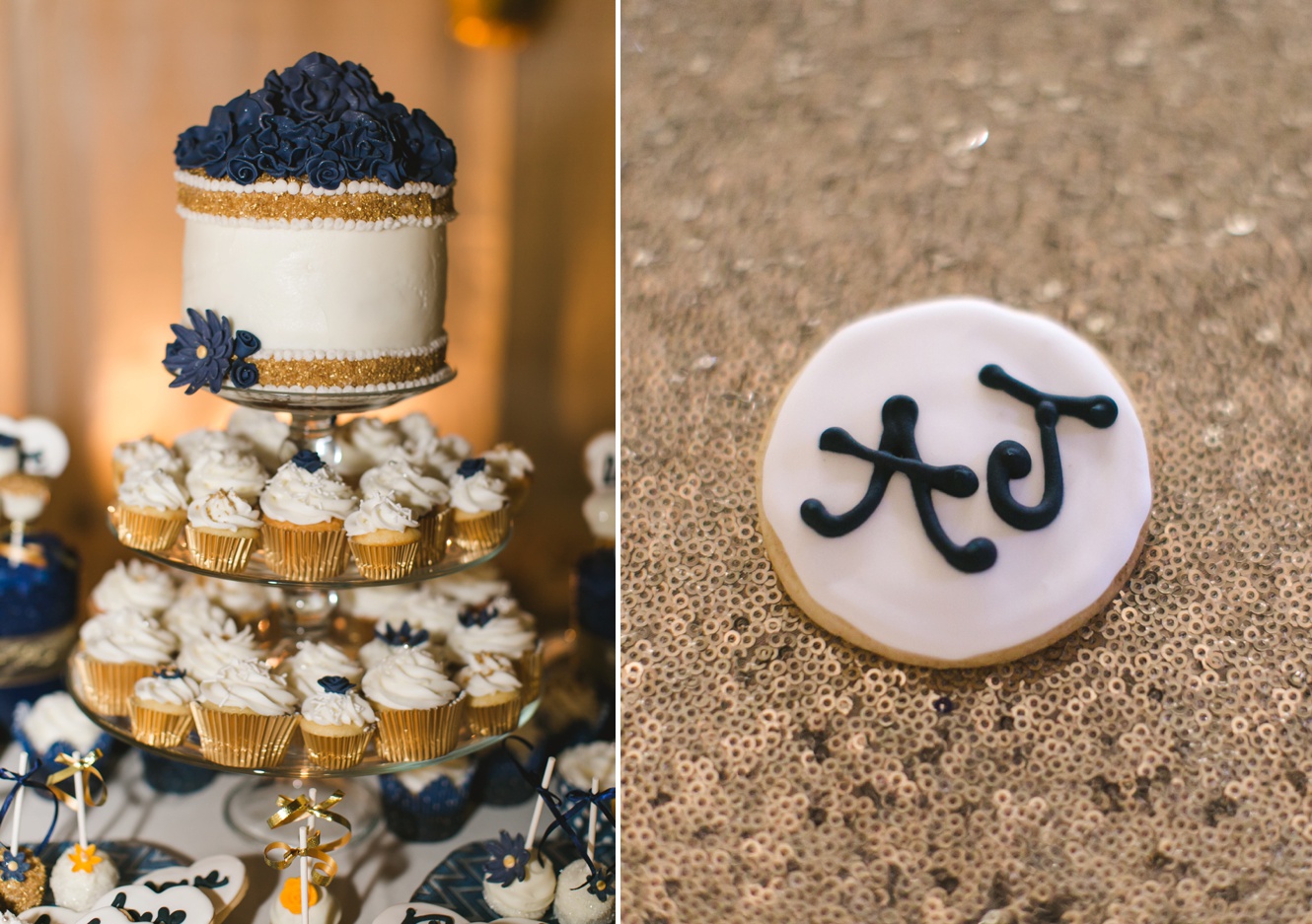 Classic Navy and Gold Saskatchewan Wedding Pictures
