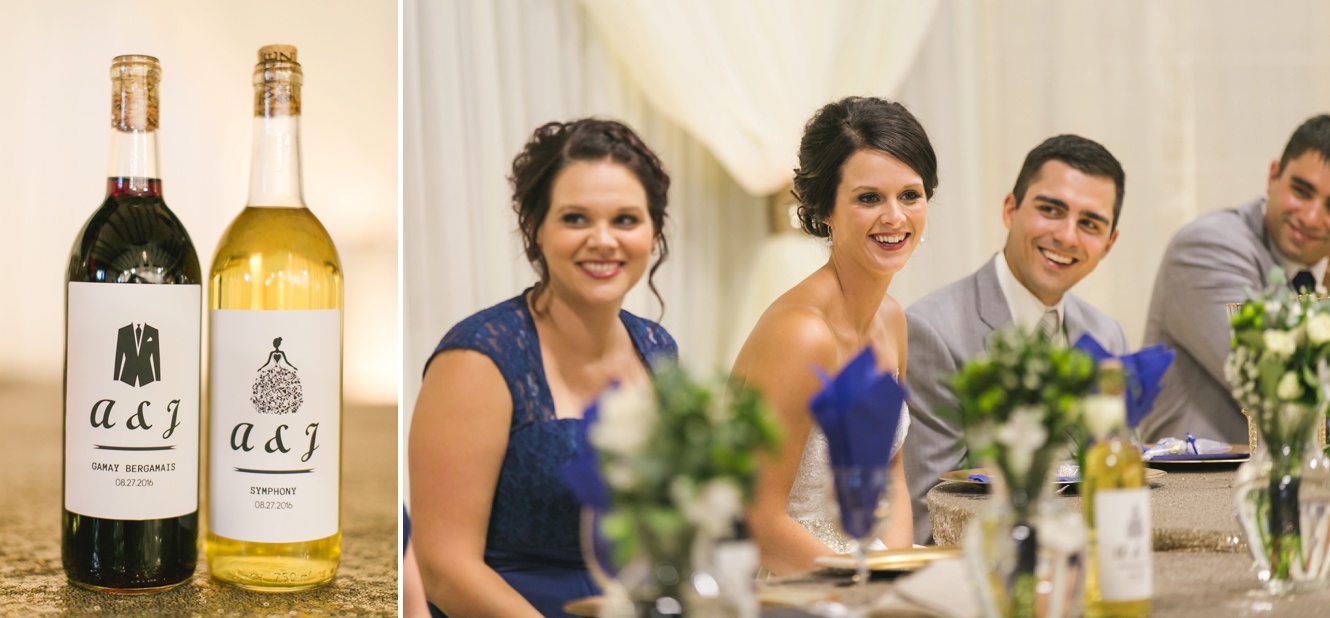 Classic Navy and Gold Saskatchewan Wedding Pictures