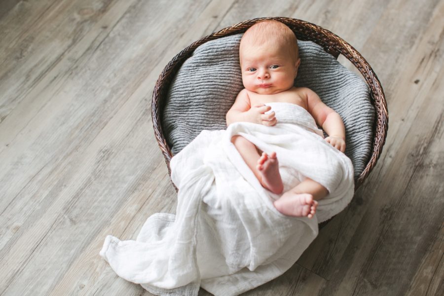 In Home Baby Boy Newborn Session