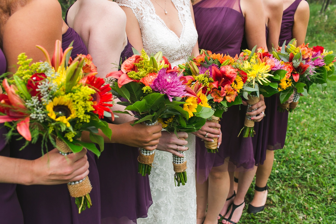 Elegant Autumn Kenosee Lake Wedding bouquet inspiration photo