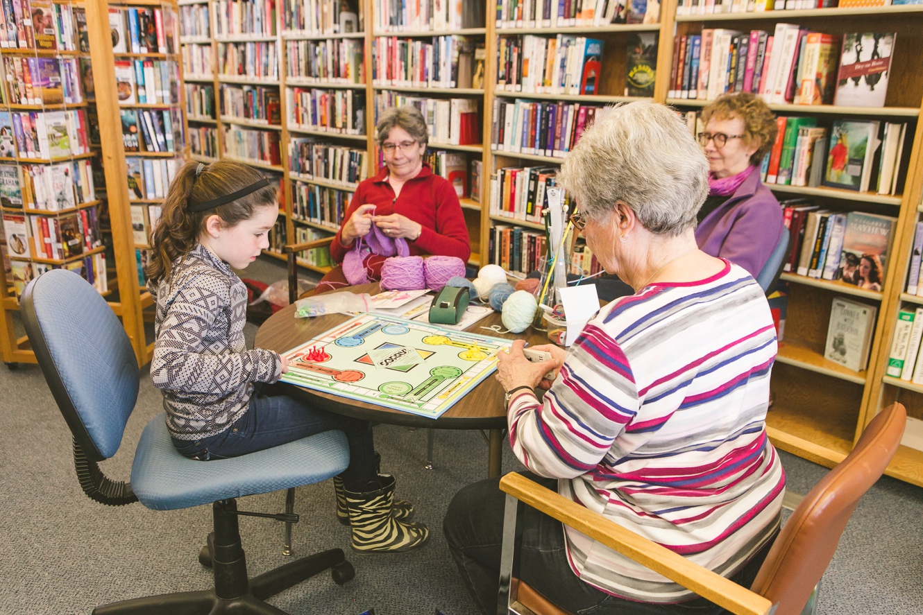 Ada Staples library in Oxbow is a hub of activity for the community