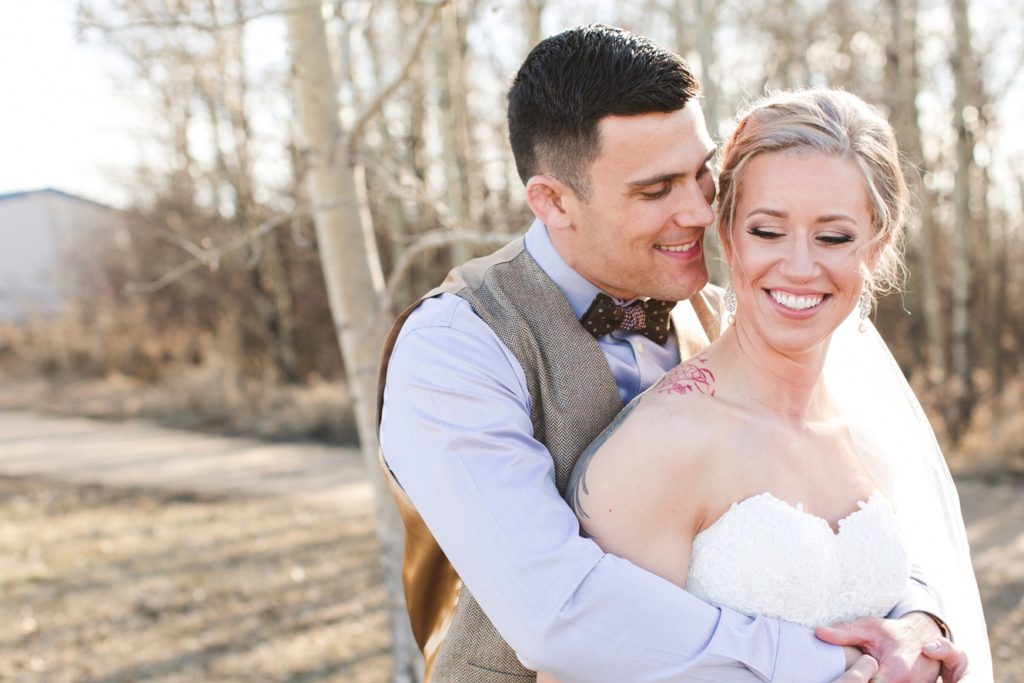 Spring Hometown Saskatchewan Wedding for Saskatoon Couple