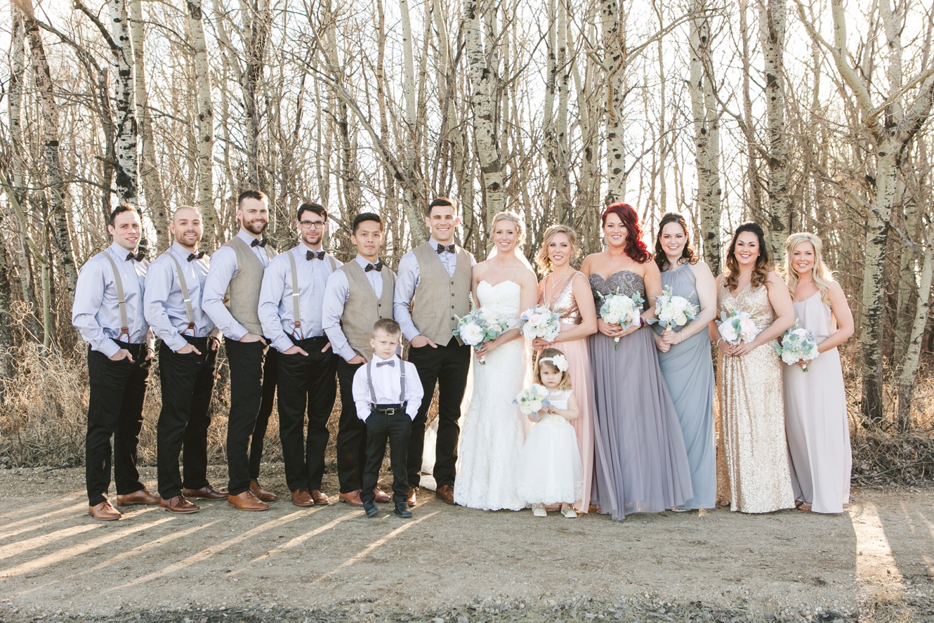 Spring Hometown Saskatchewan Wedding for Saskatoon Couple