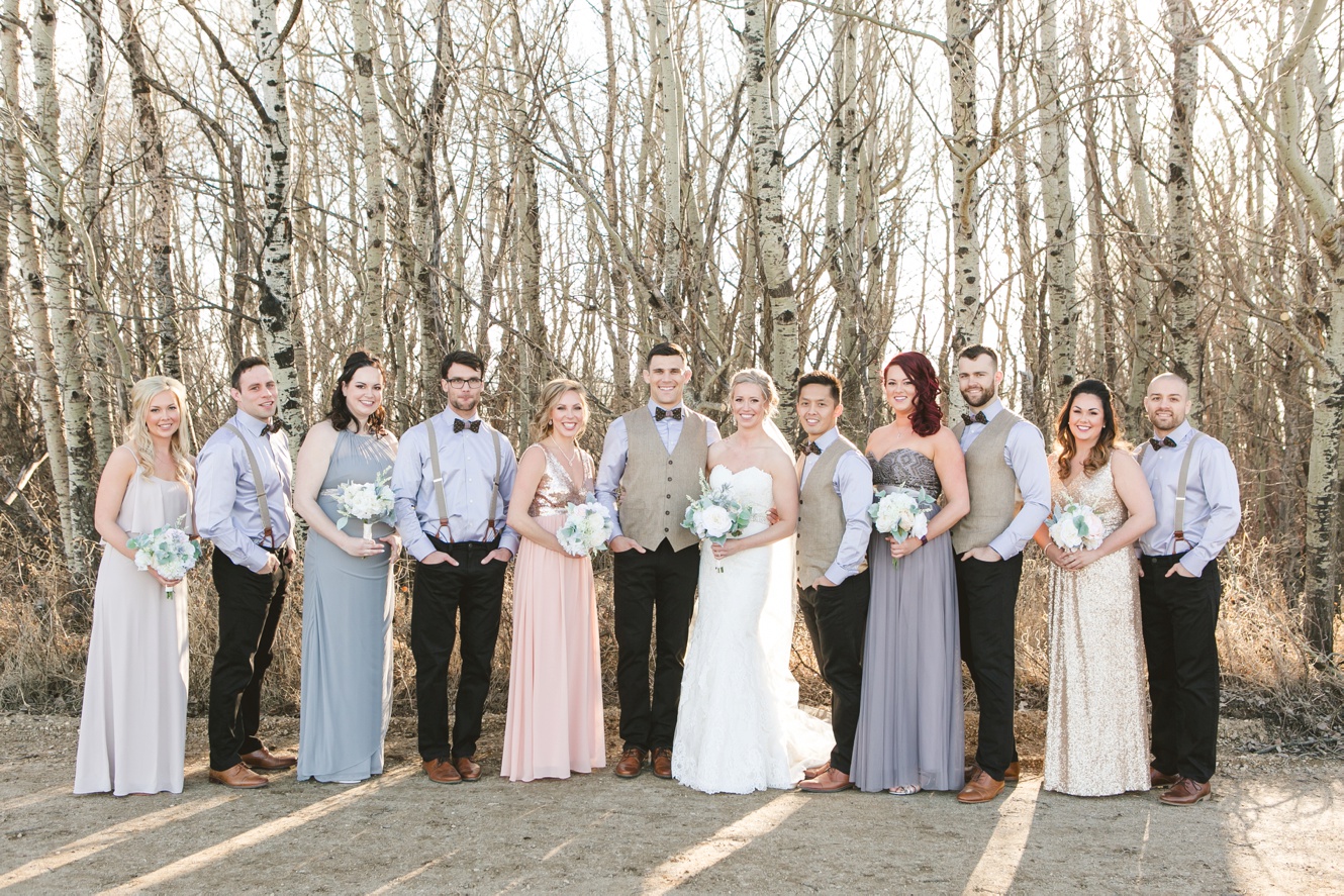 Spring Hometown Saskatchewan Wedding for Saskatoon Couple photo