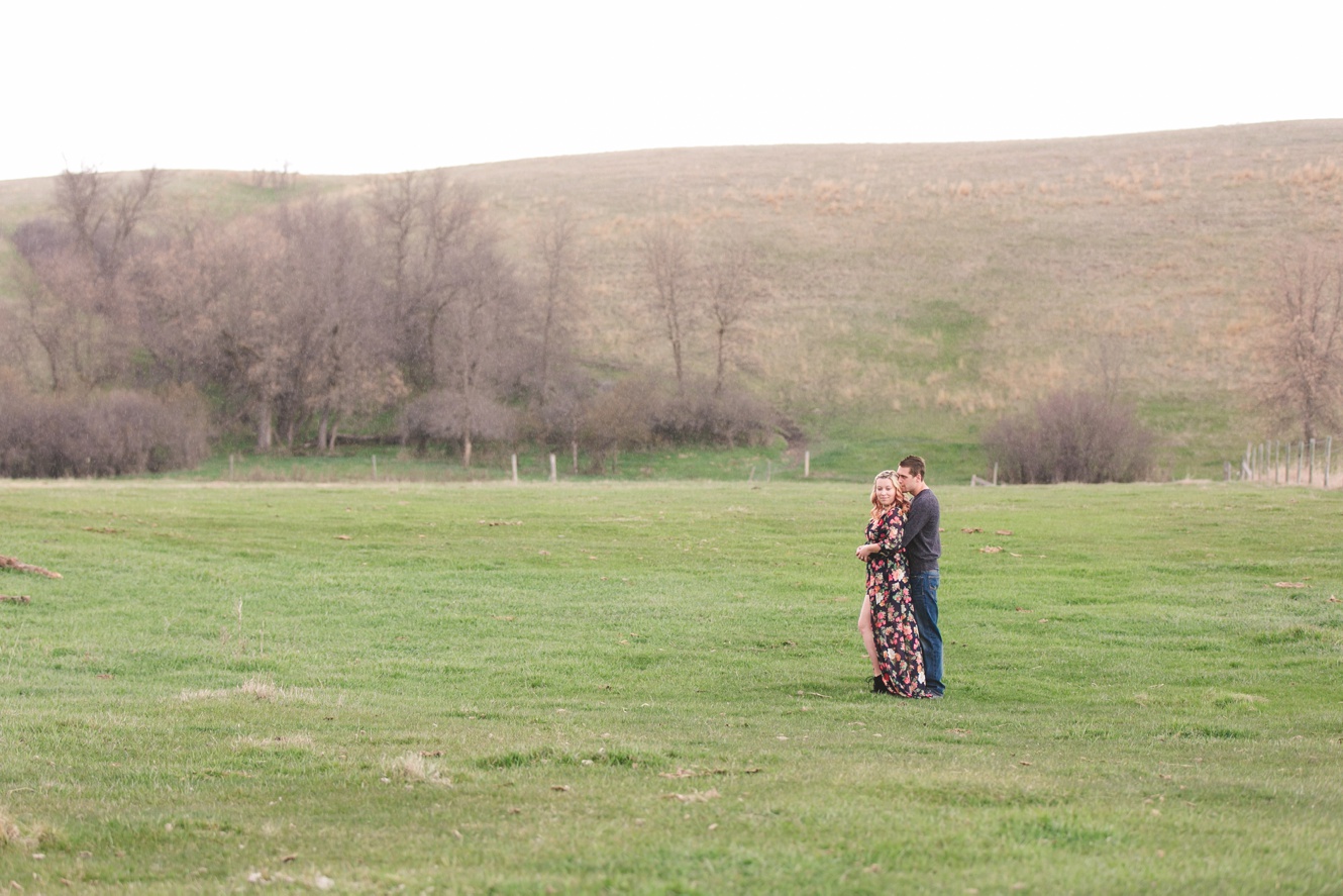 Romantic Oxbow engagement session