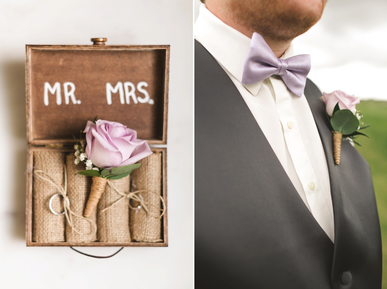 mr and mrs box wedding inspo photo