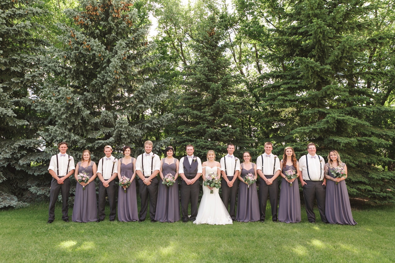 grey and lilac summer wedding inspiration photo