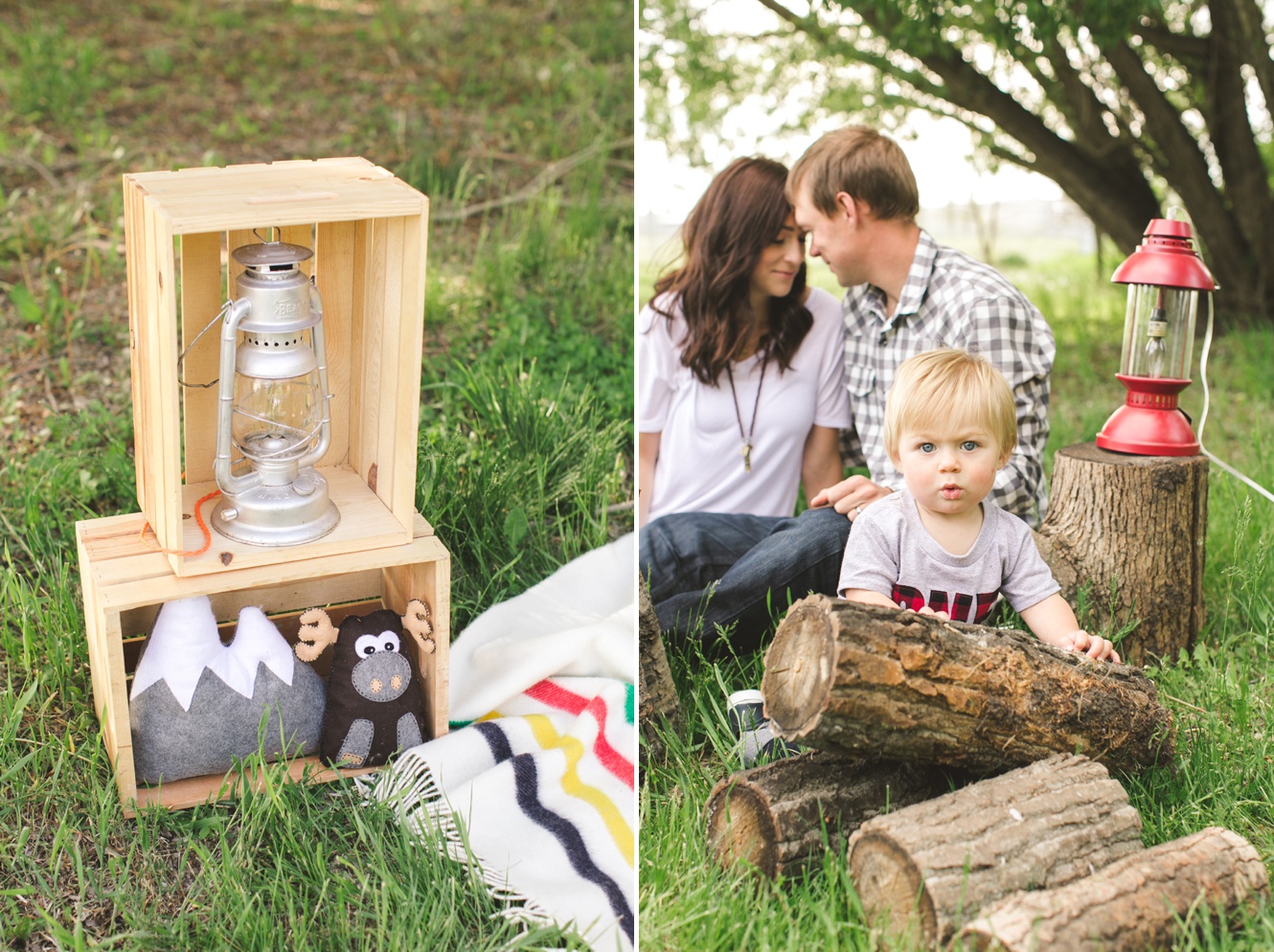Children’s Styled Camping Birthday Session 