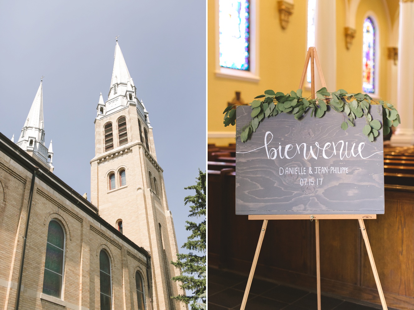 Luxurious Bilingual Summer Wedding at Holy Rosary Cathedral Church