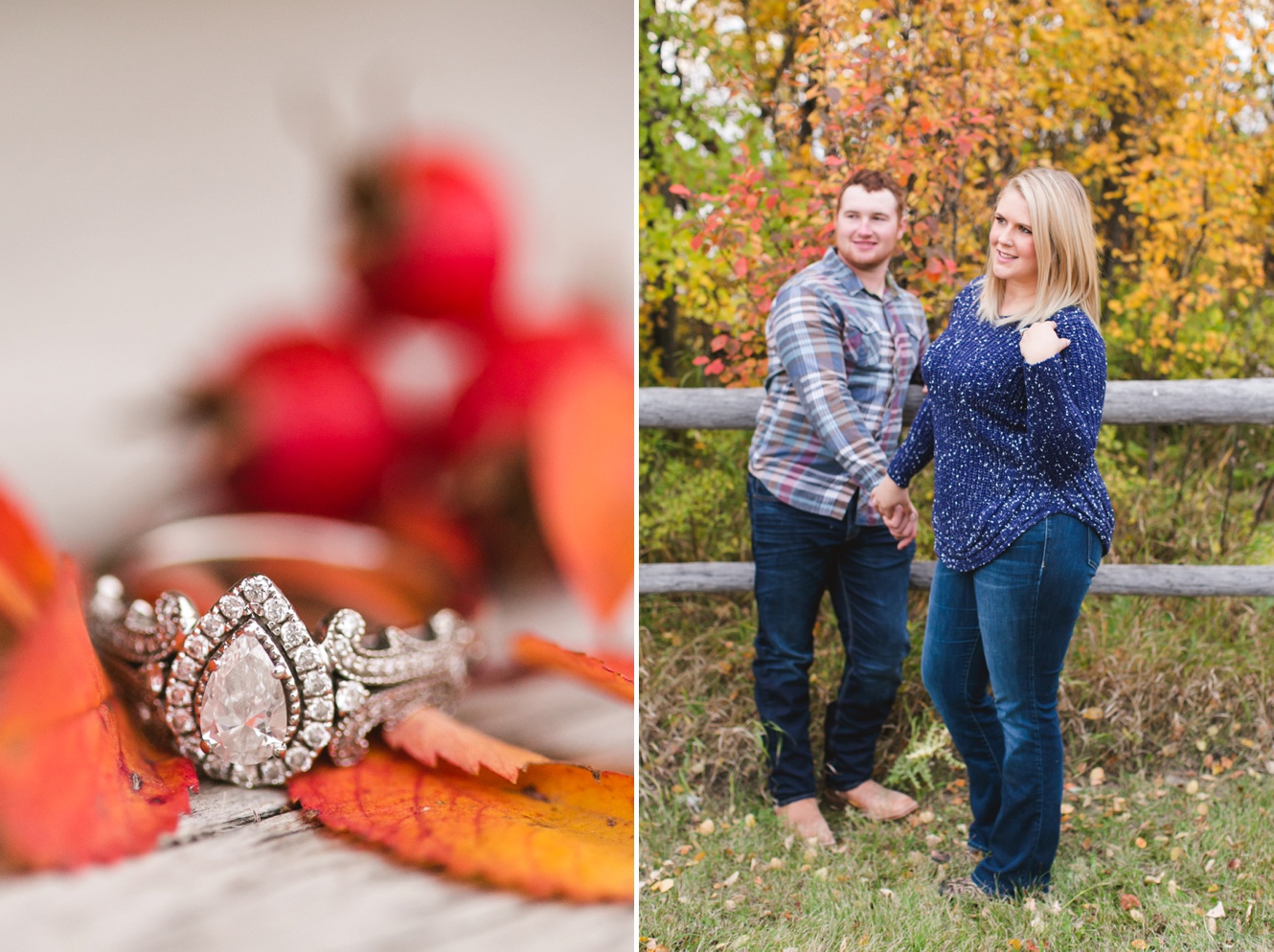 Fall Engagement Session in the Arcola Hills