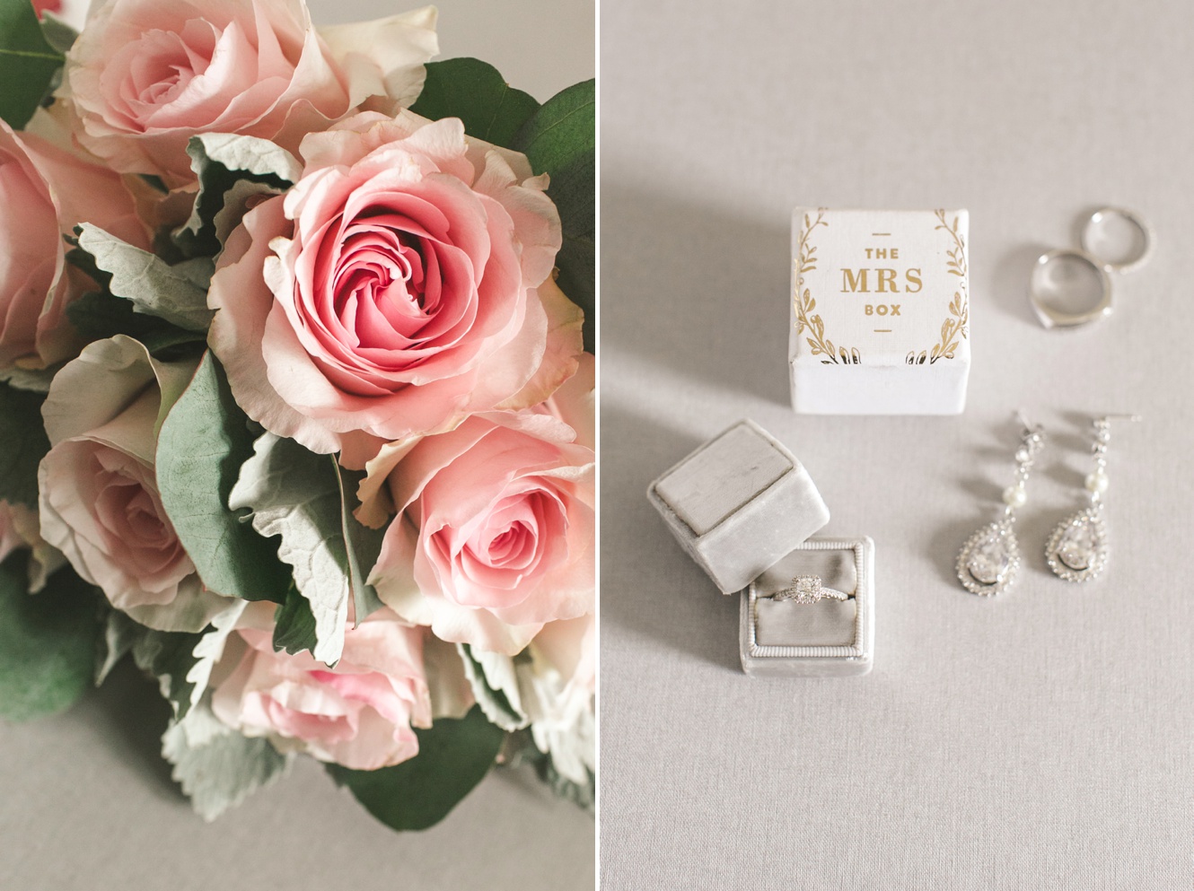 the mrs box and rose bouquet photo