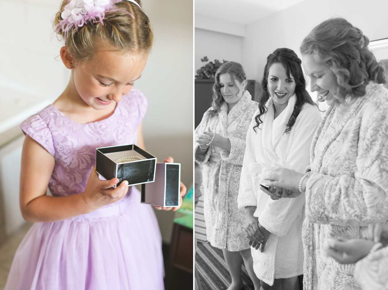 Giving gifts on your wedding day photo