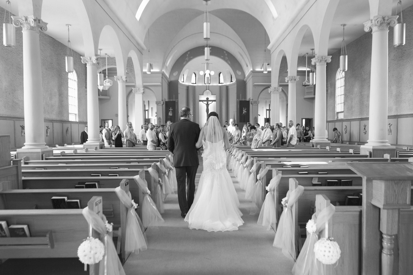Black and white church photo
