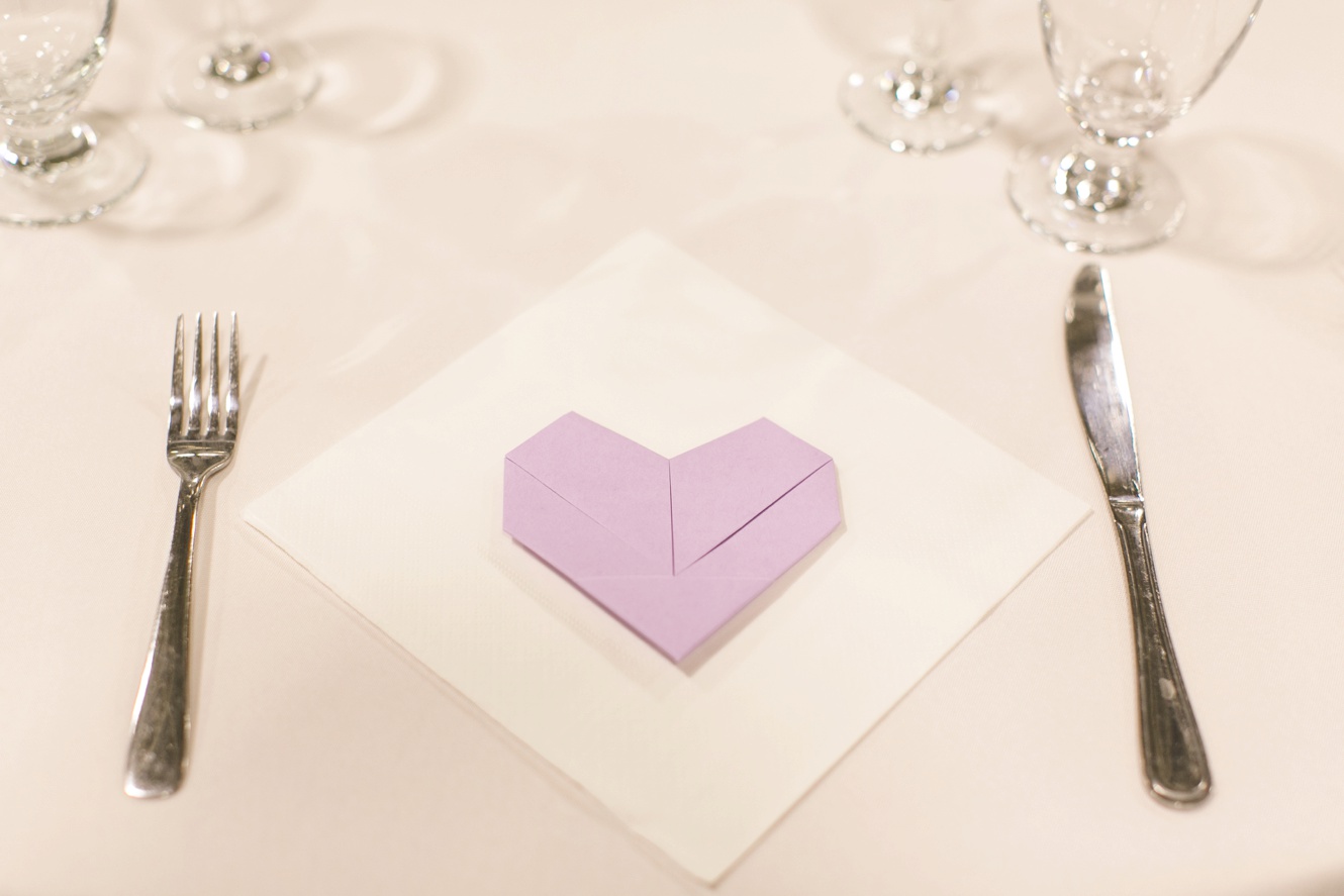 lavender wedding reception photo