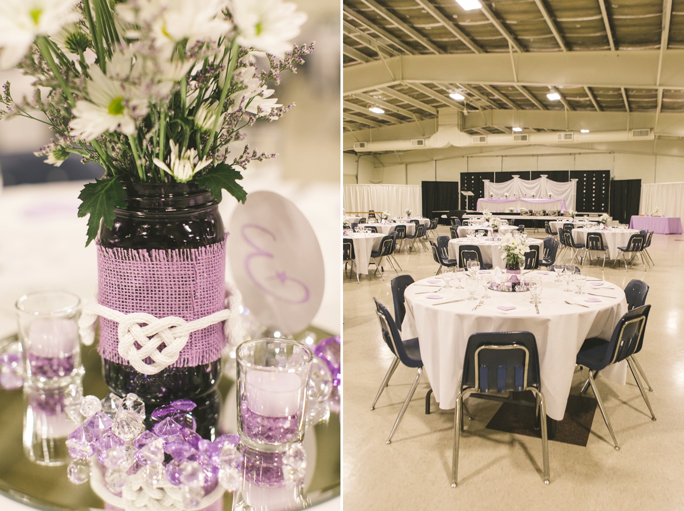 lavender wedding reception ideas