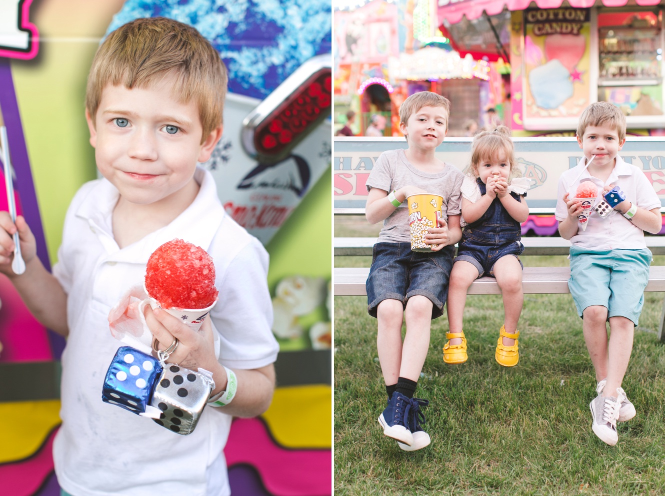 Lifestyle photo session at the summer fair