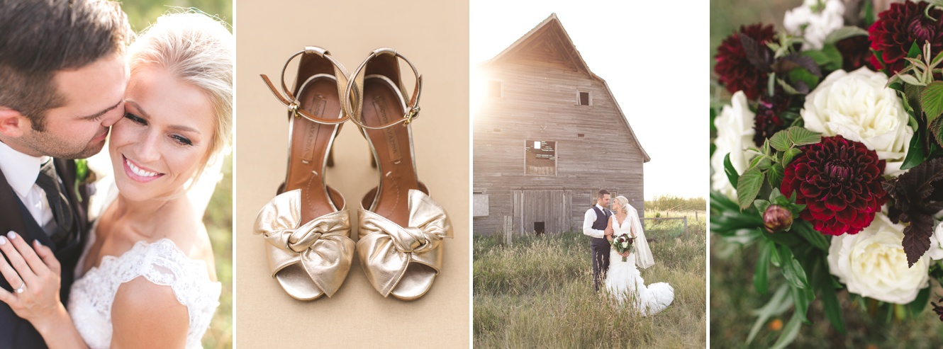 Elegant merlot and navy wedding at the Saskatoon Hilton Garden Inn