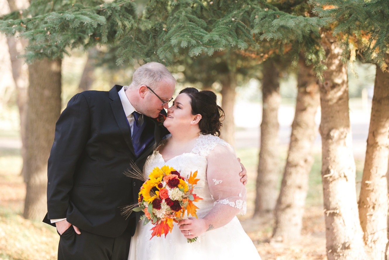 Rustic Autumn Saskatchewan Wedding photo