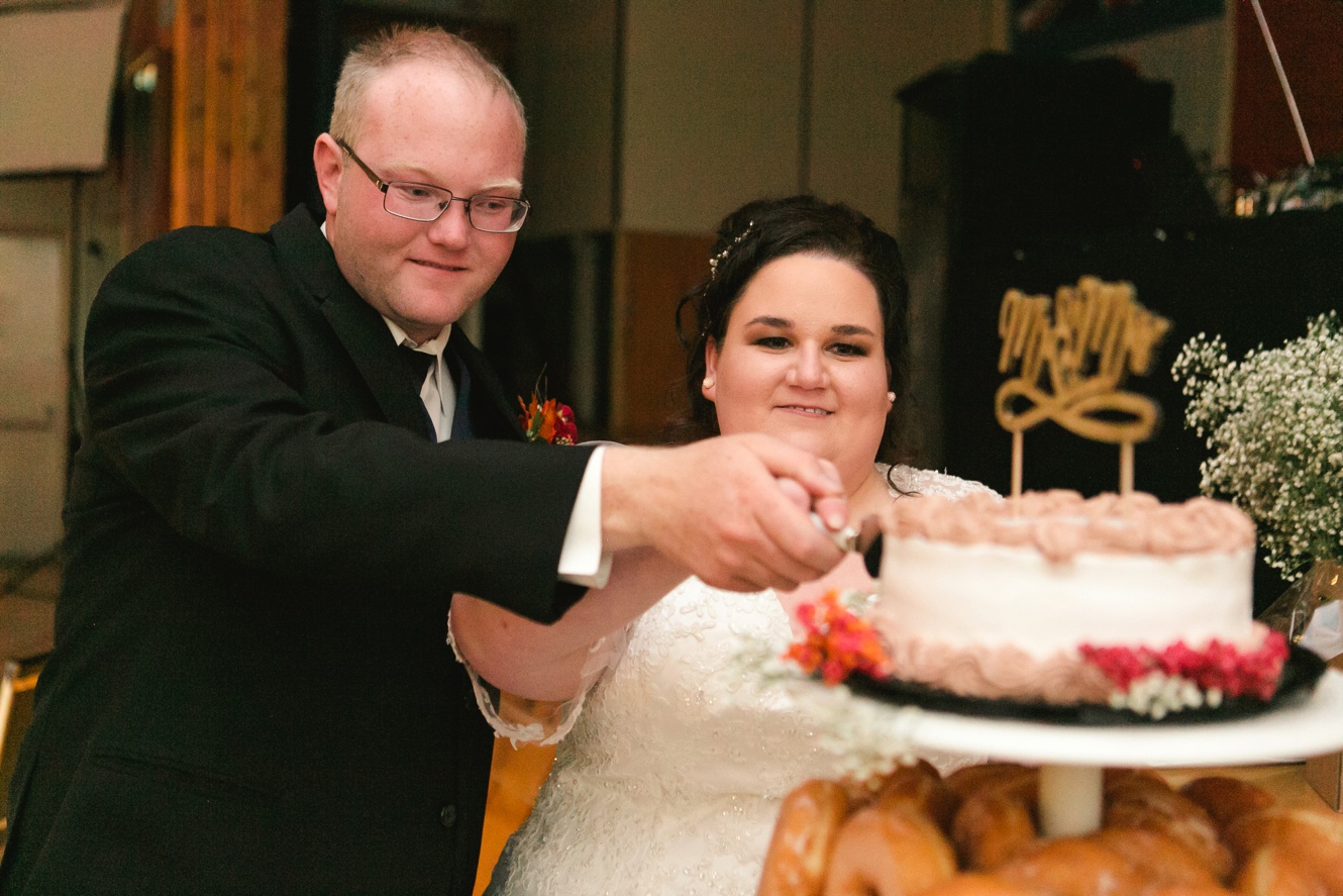 Donut wedding cake photo
