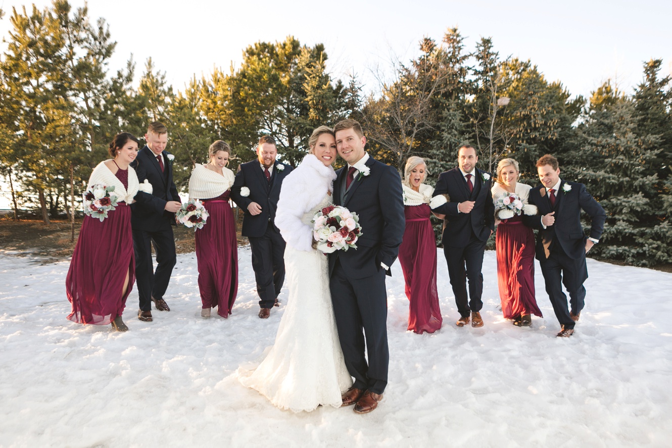 Beautiful Winter Wedding in Regina & Lumsden