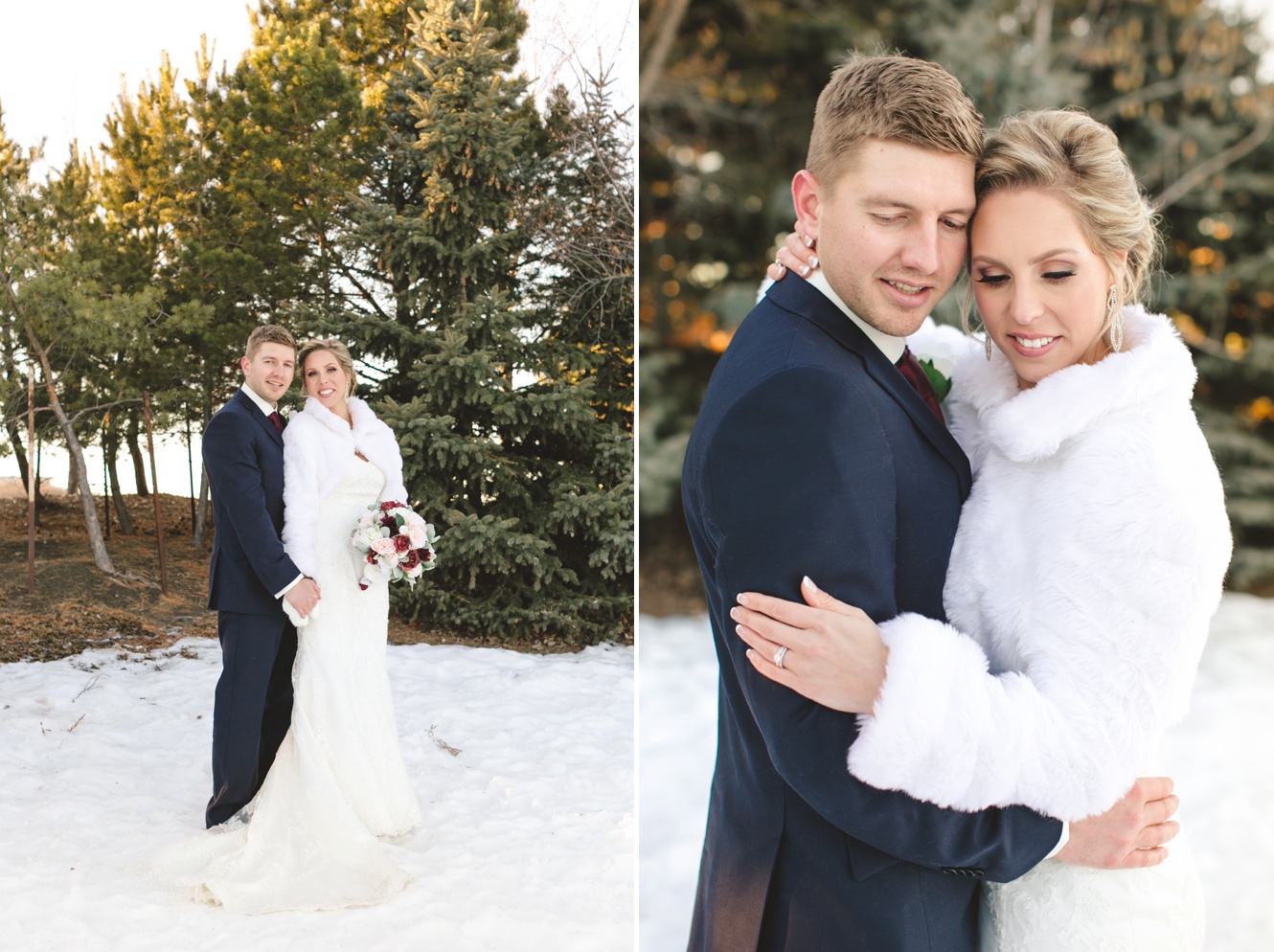 Beautiful Winter Wedding in Regina & Lumsden photo