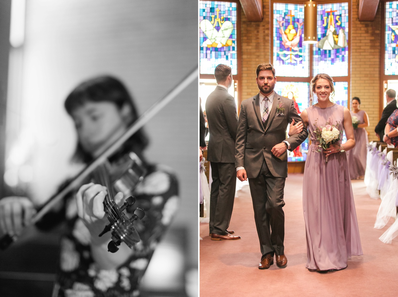 Violin music at wedding photo