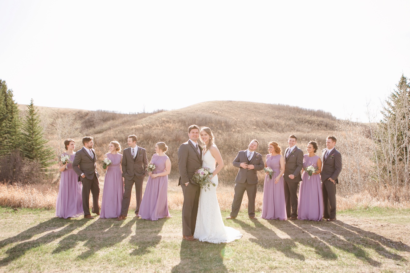 Lavender Spring Wedding in photo