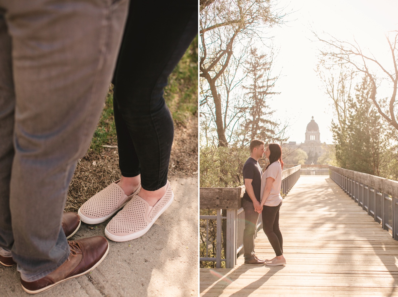Spring Engagement Session in the City of Regina