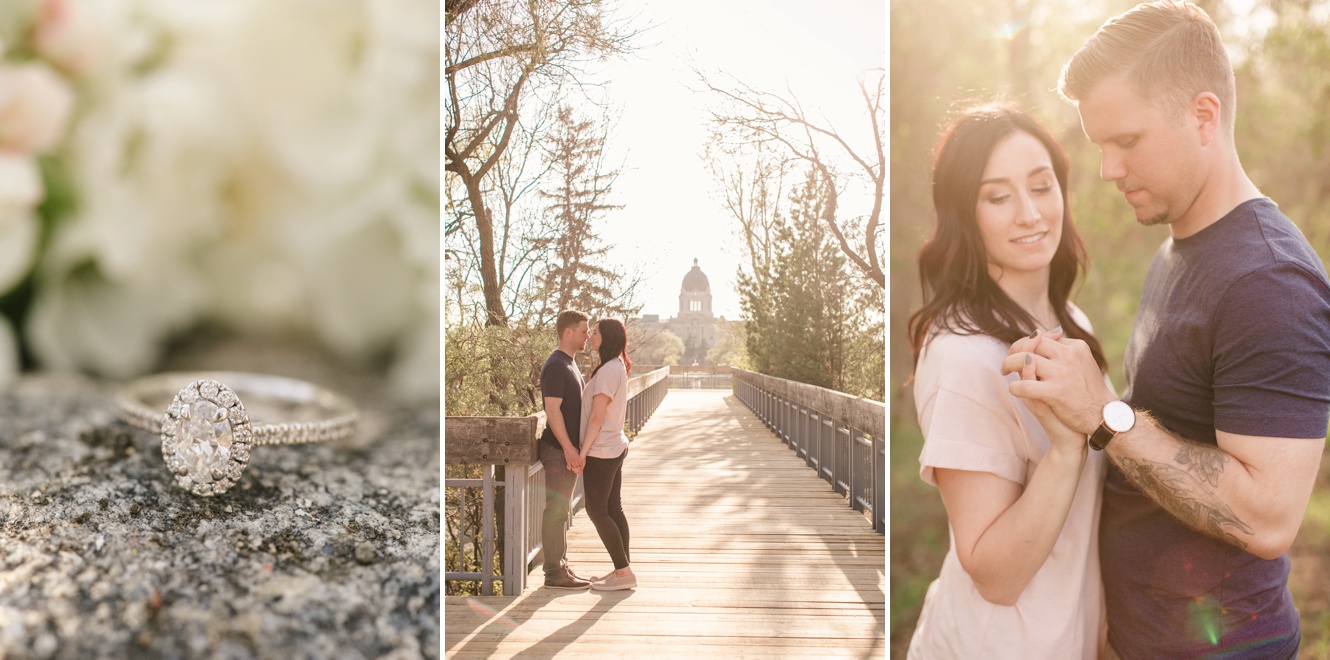 Spring Engagement Session in the City of Regina