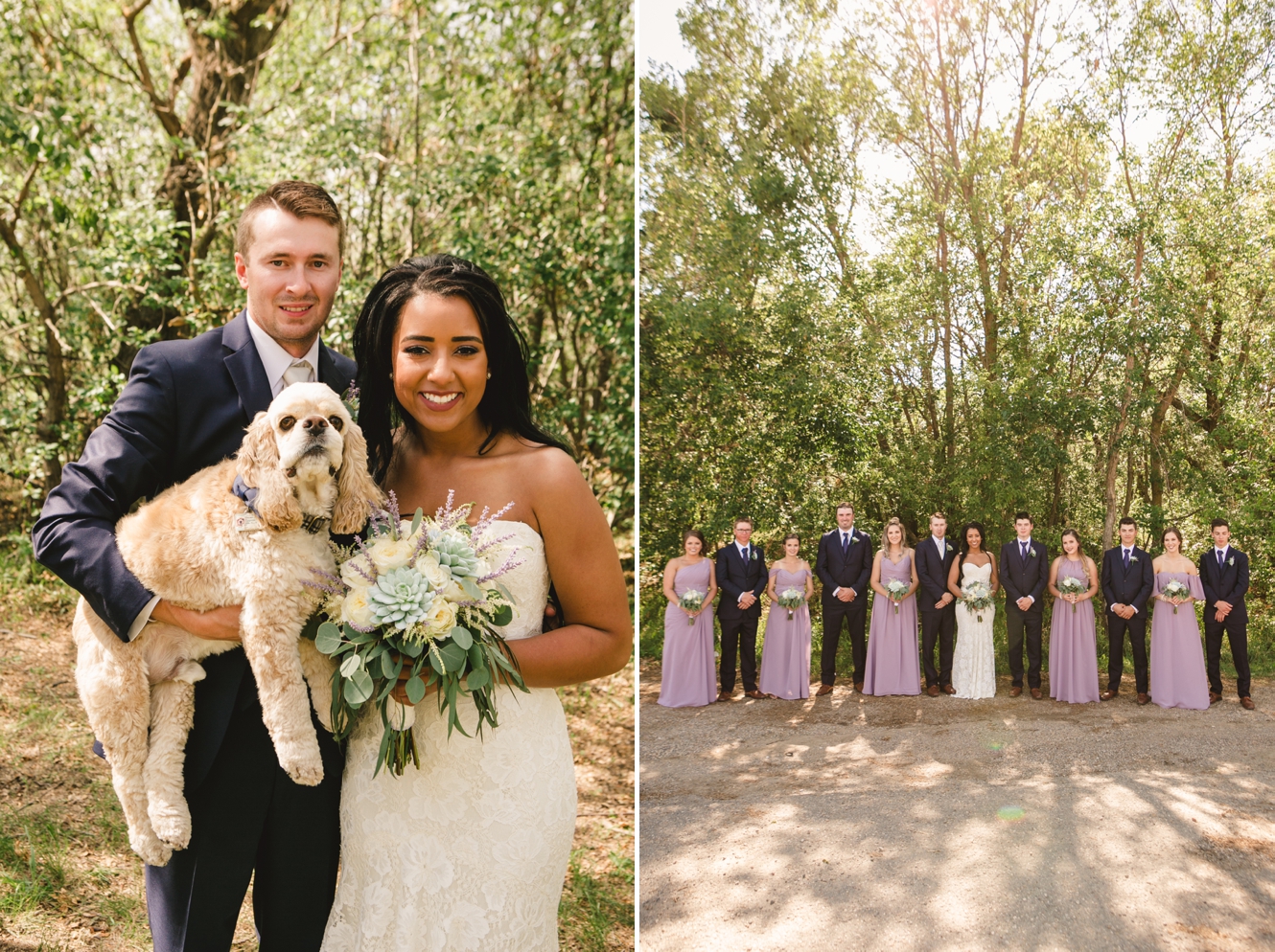 How to incorporate your pet at your wedding photo