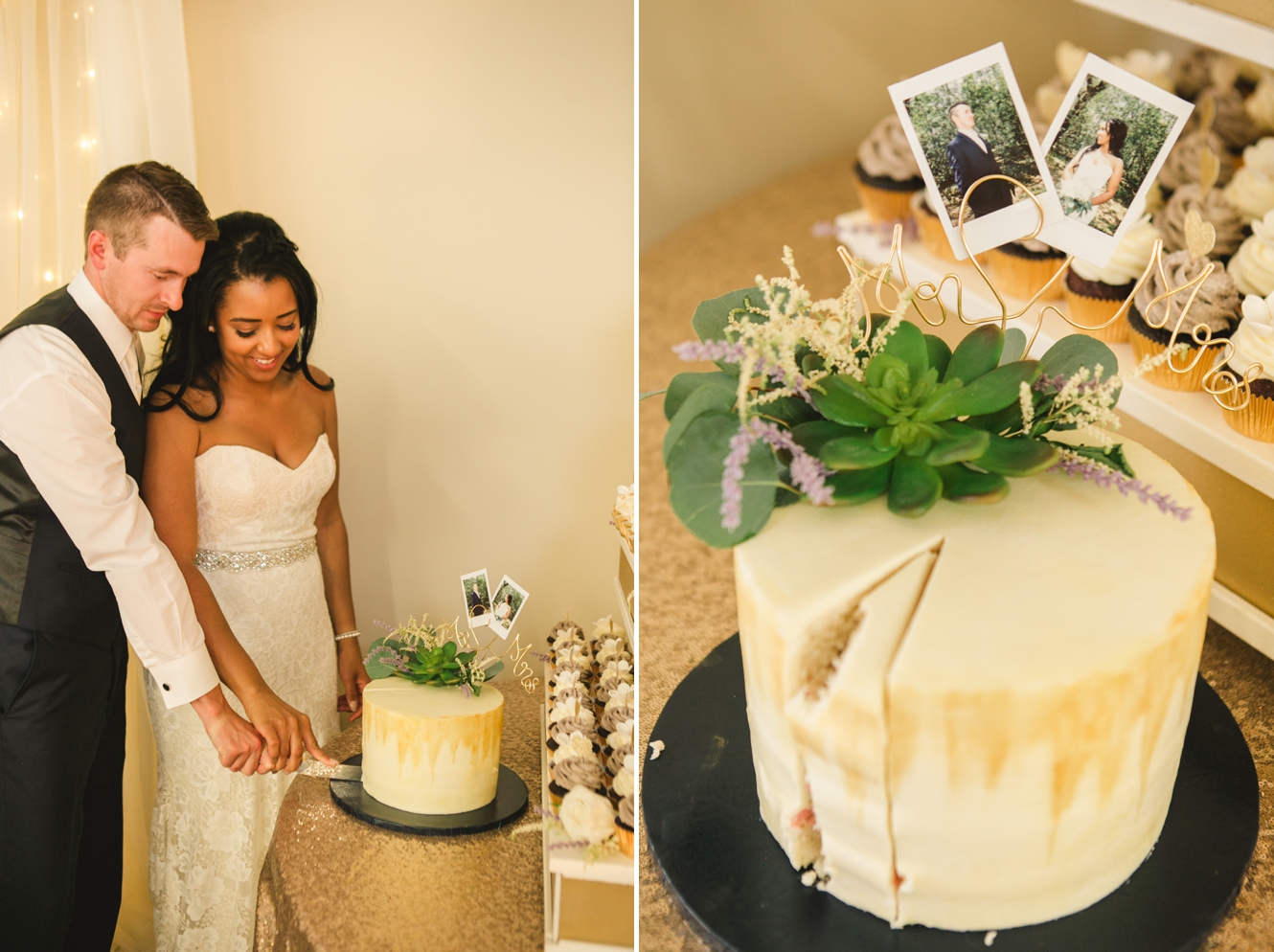 Lindsey Molstad wedding cake photo