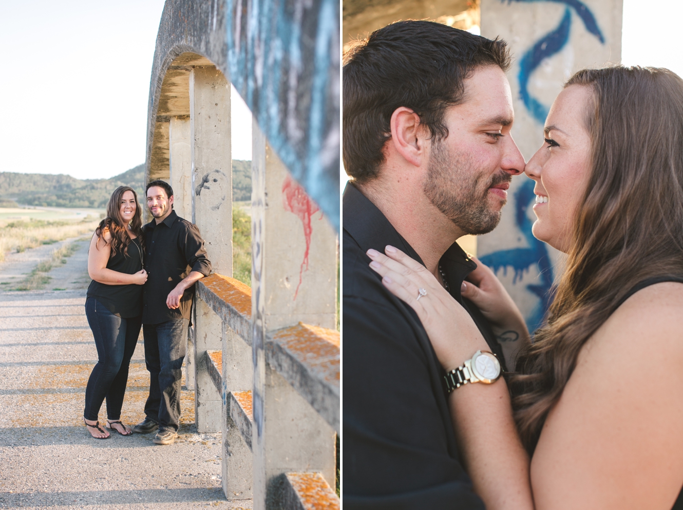 Summer Engagement Session at Round Lake