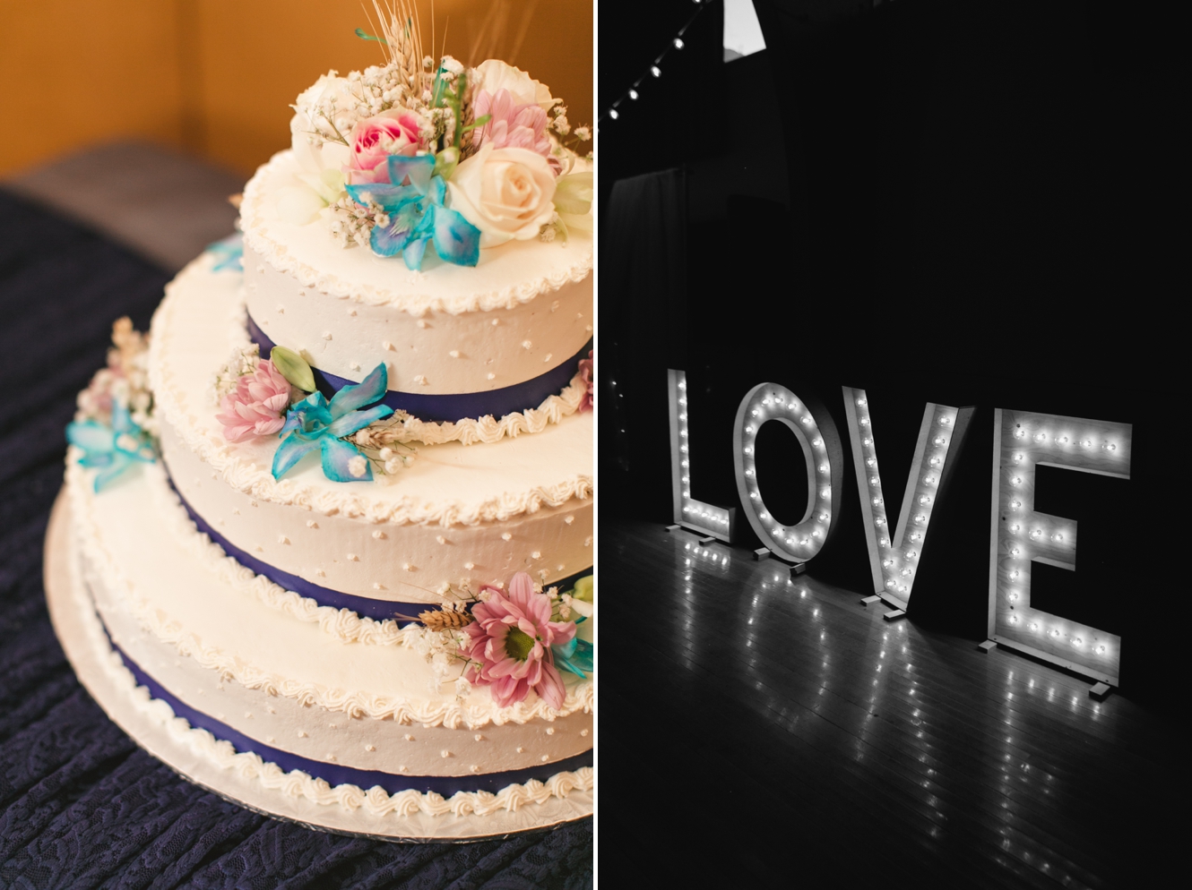 Marquee love wedding letters photo