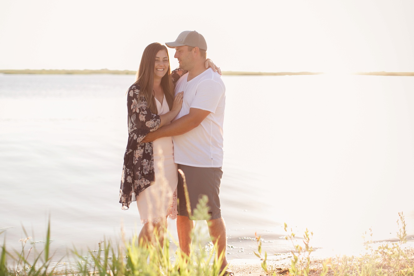 Summer Engagement Session for Estevan Couple at Moose Creek Park