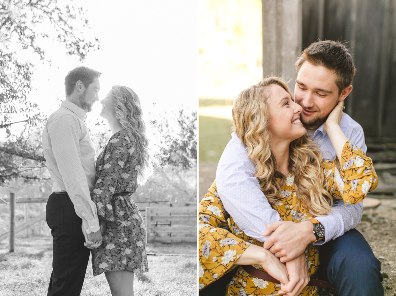 Fall engagement session by Starr Mercer Photography