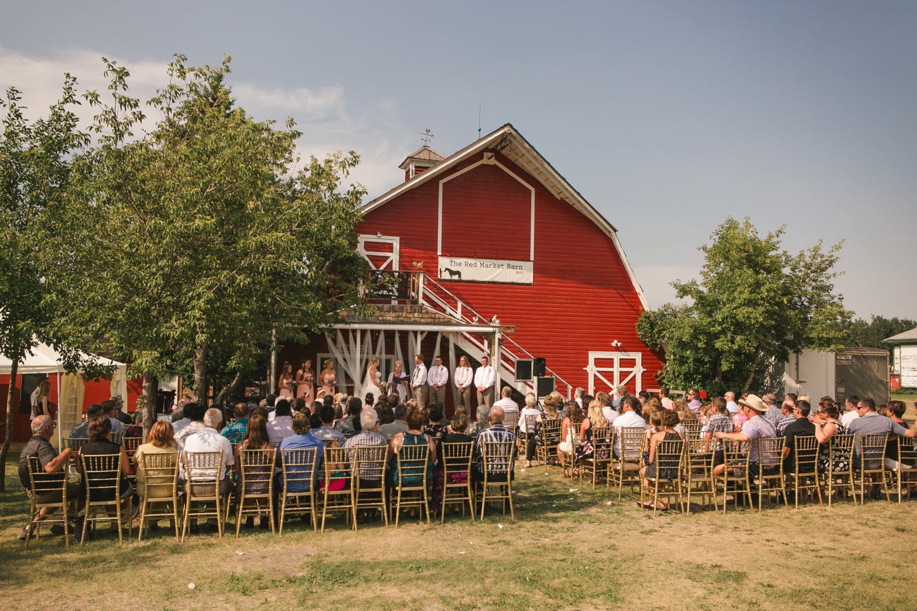 Friday Summer Wedding at The Red Market Barn