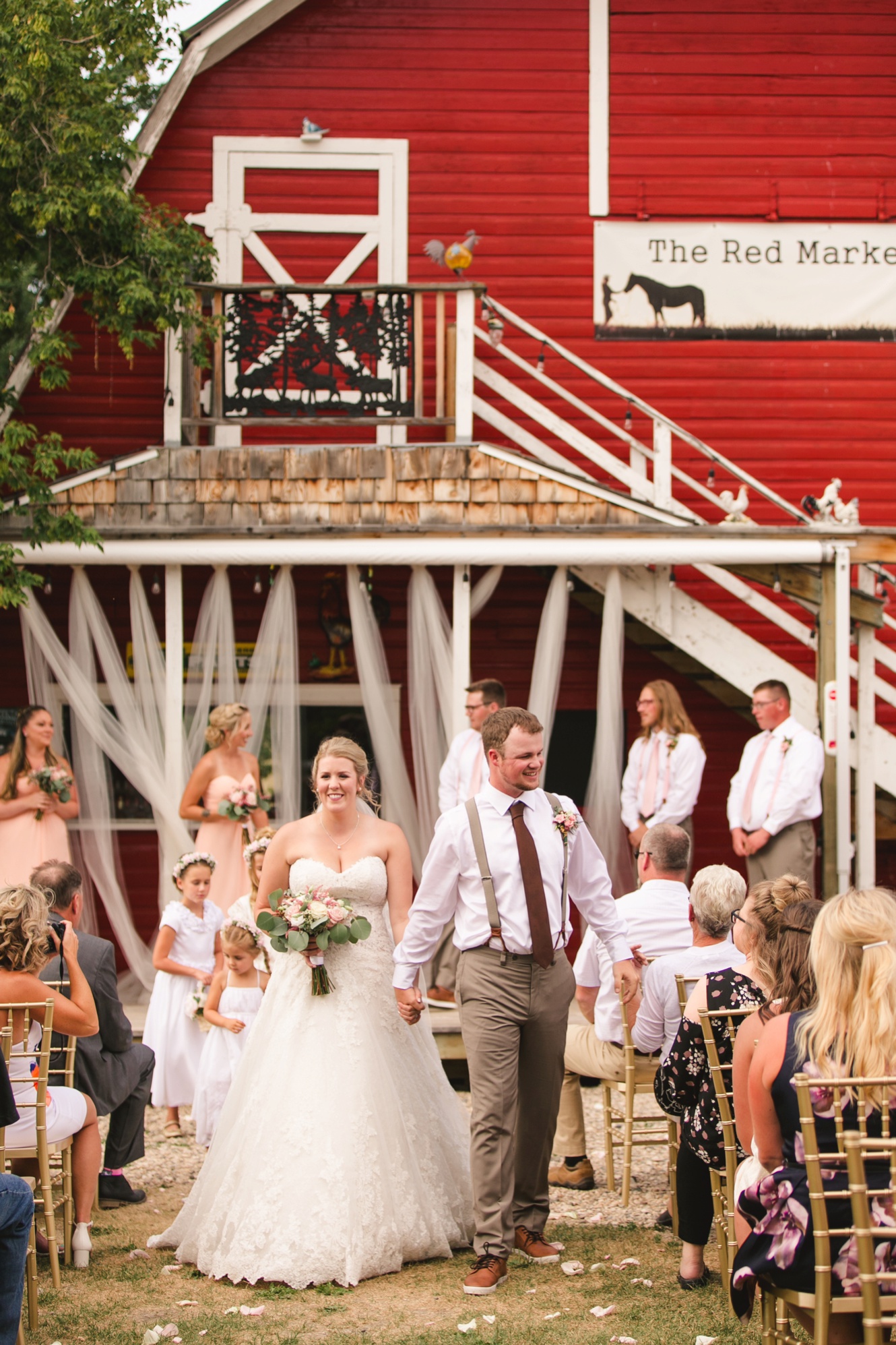 Friday Summer Wedding at The Red Market Barn