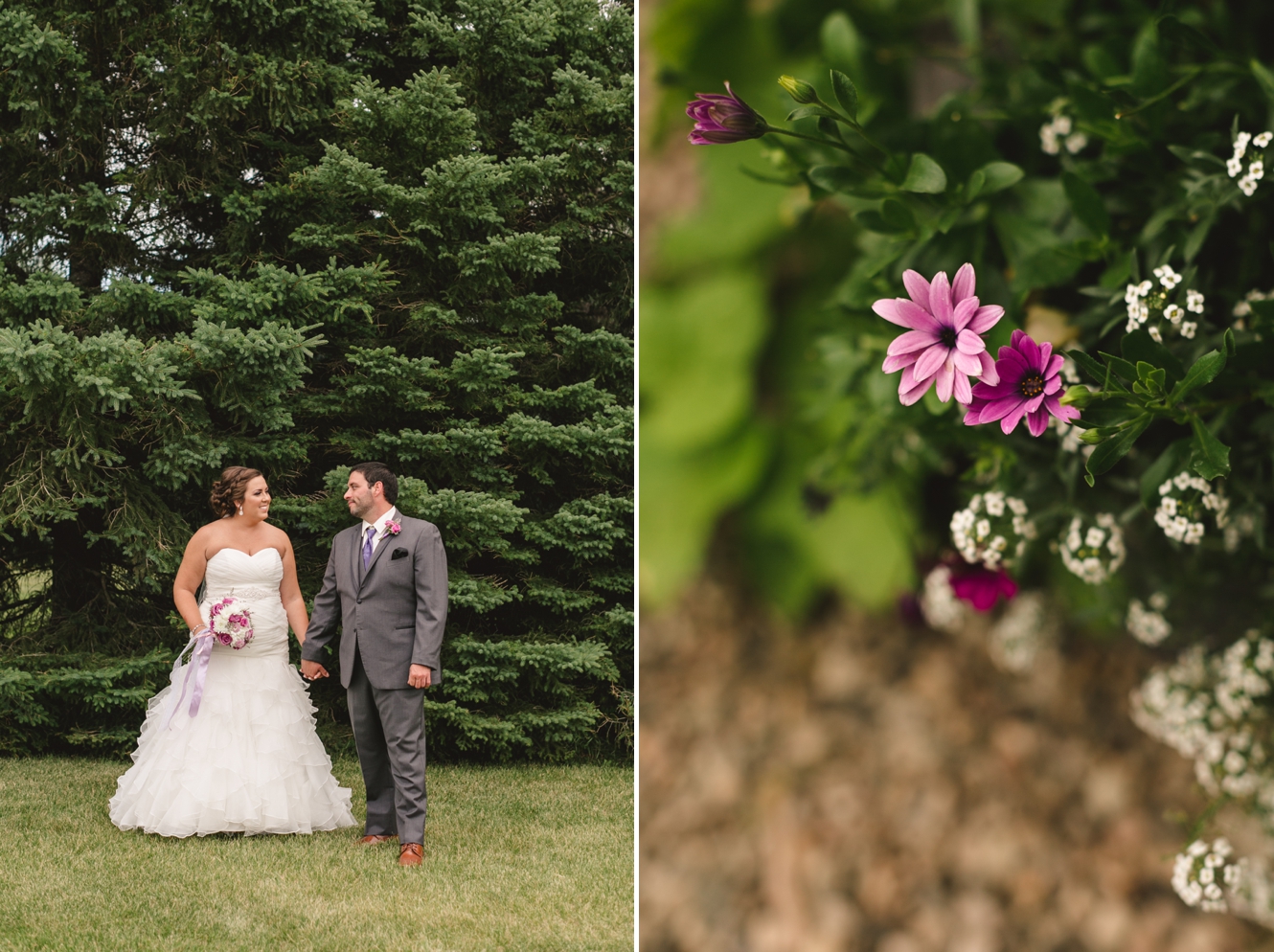 Canmore summer wedding photo