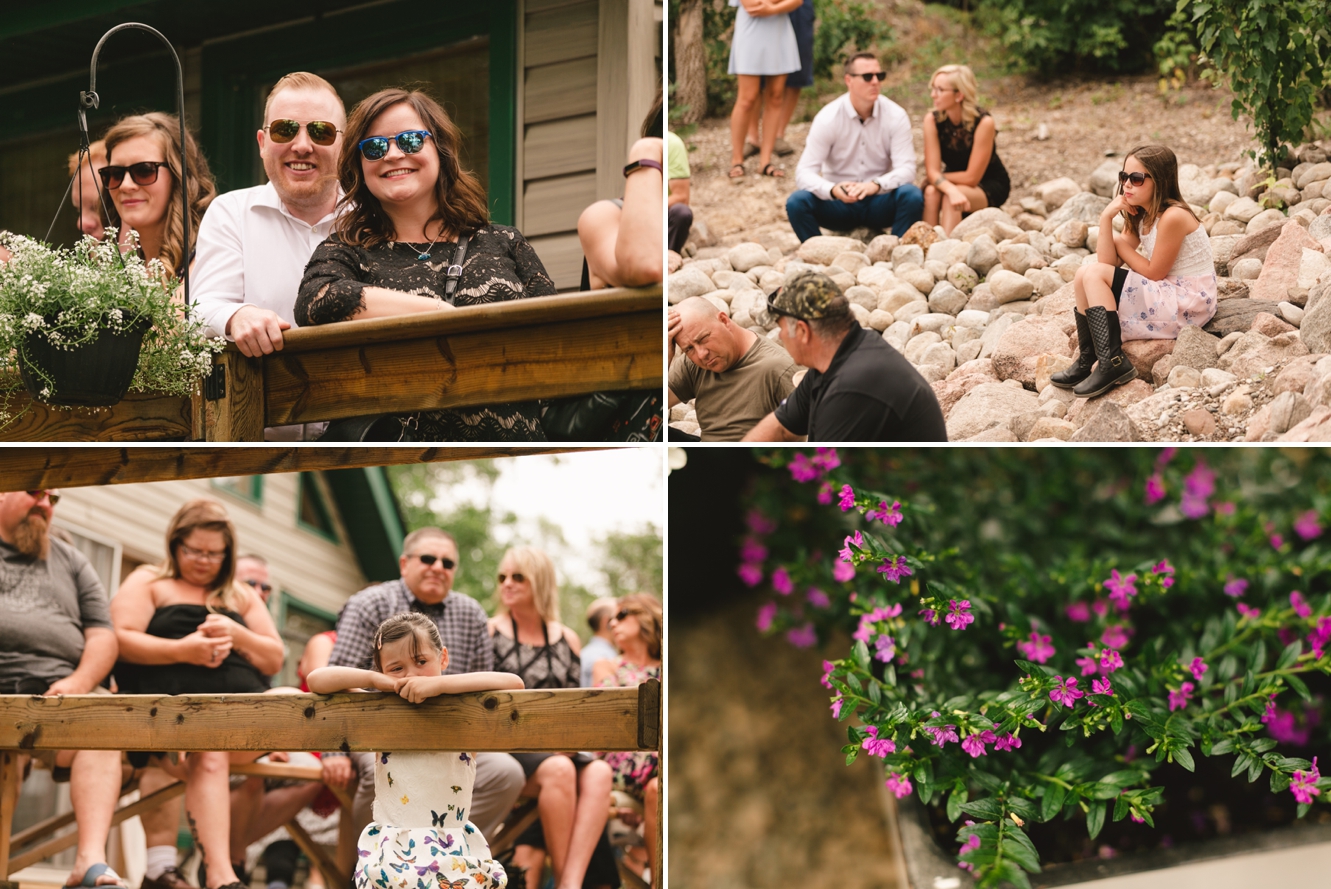Starr Mercer is a wedding and lifestyle photographer based in Western Canada and is available for travel. Lakefront ceremony at Round Lake for Whitewood couple.