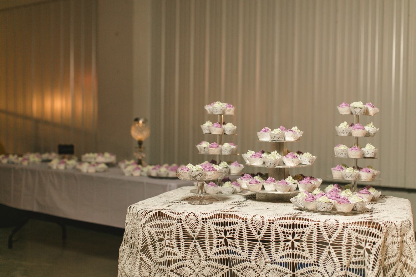 lavender wedding cupcakes photo
