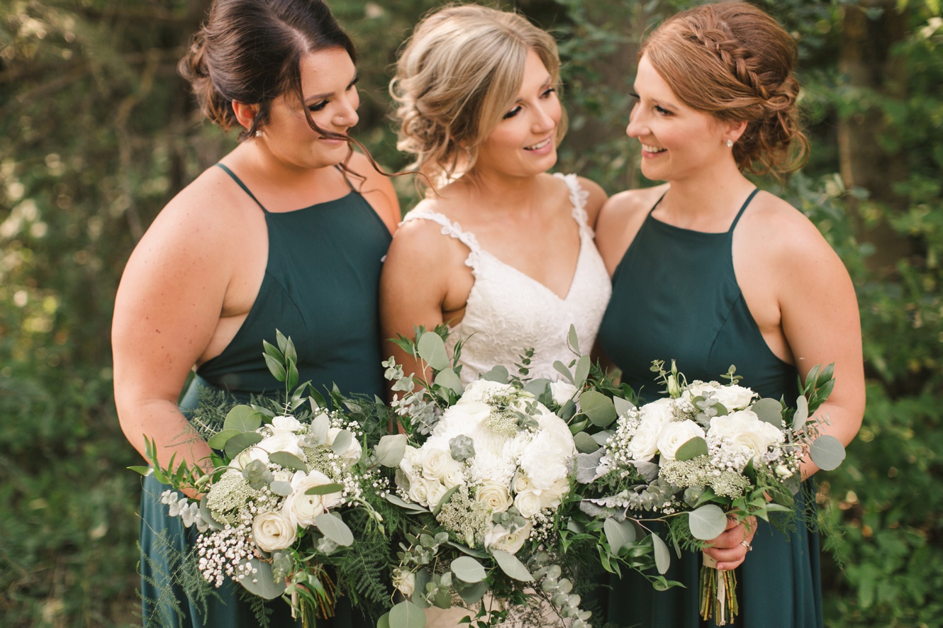 Evergreen bridesmaid dresses photo