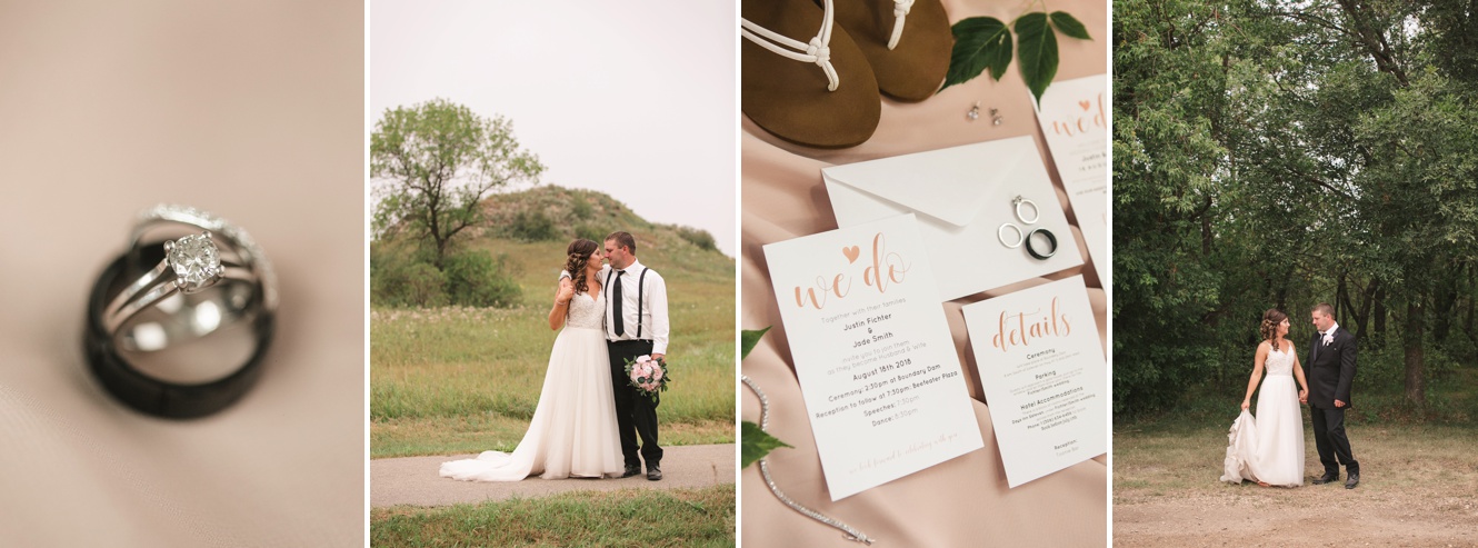 Rustic Rose Gold Wedding at Boundary Dam